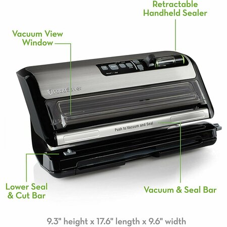 Foodsaver VACUM FOOD SEAL BLK 126W FM5200015